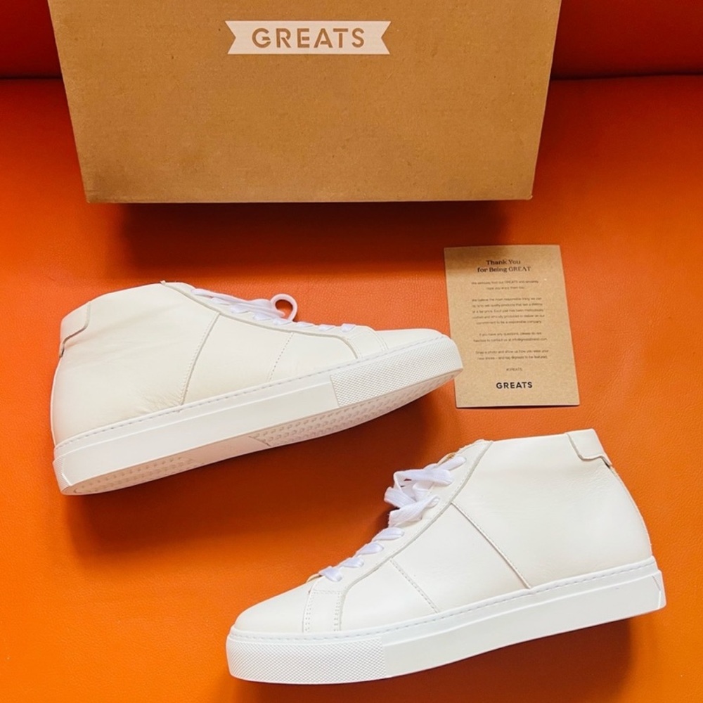 New! Rare GREATS The Royale High Top Sneakers